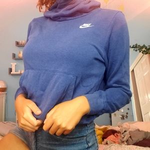 Blue nike sweatshirt